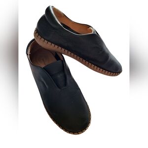 Pre-oned Brioso Pebbled Brazil Sabino Leather Women’s Slip On Shoes Sz US 7M